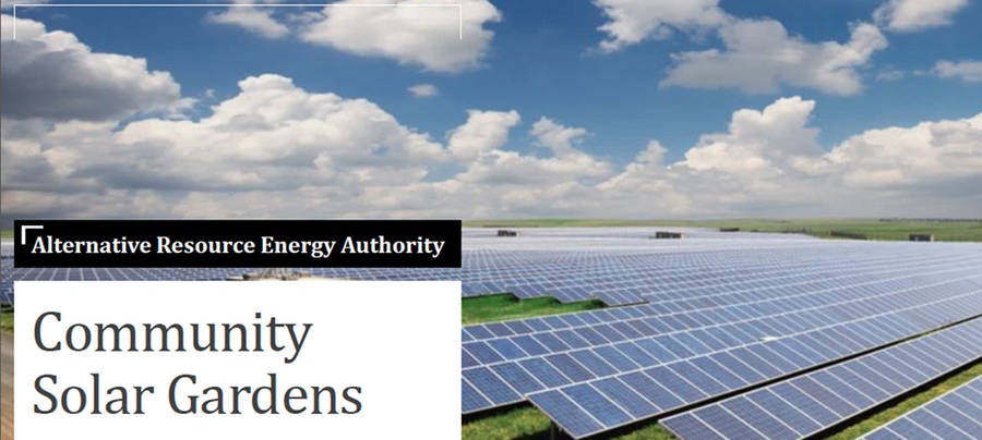 <p>SOURCE: TOWN OF MAHONE BAY</p><p>The cover page of supporting documents for a solar farm presentation made to town council in June 2020.</p>